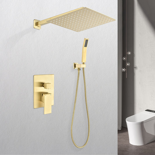 Tatayosi 12inch Rain Shower Head Systems Wall Mounted Shower