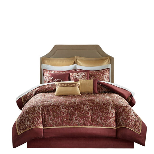 Gracie Mills  Pruitt 24-Piece Jacquard Paisley Room-in-a-Bag Set