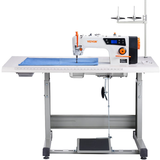 VEVOR 5000 Stitches/M Sewing Machine Stainless Steel Stainless Steel Serger Sewing Machine