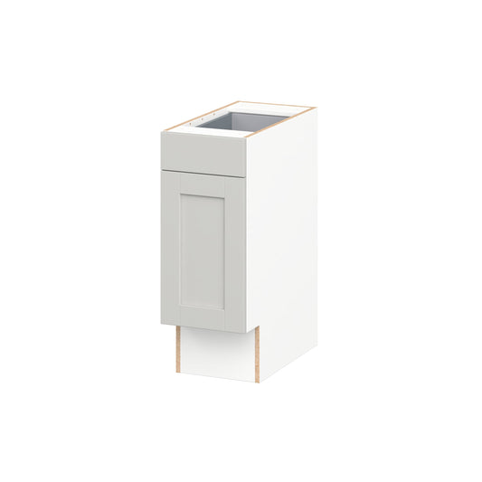 Hugo&Borg Charlesberg 12-in W x 32.5-in H x 24-in D Light Gray Base Fully assembled Cabinet Recessed Panel