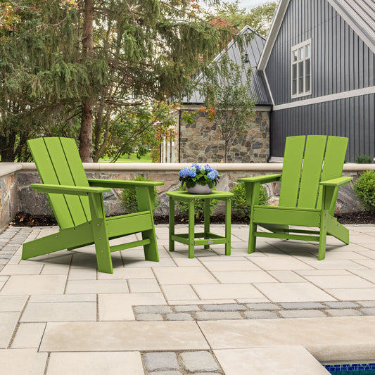 allen + roth by POLYWOOD Oakport 3 -Piece Patio Conversation Set