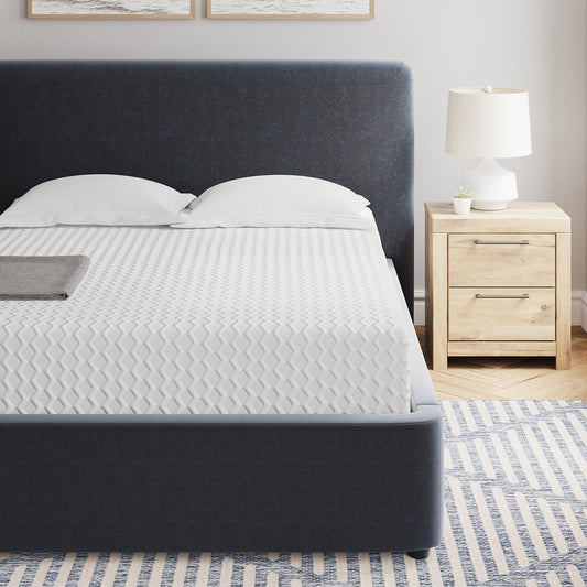 Signature Design by Ashley  Chime 12 Inch Ultra Plush Memory Foam King Mattress in a Box