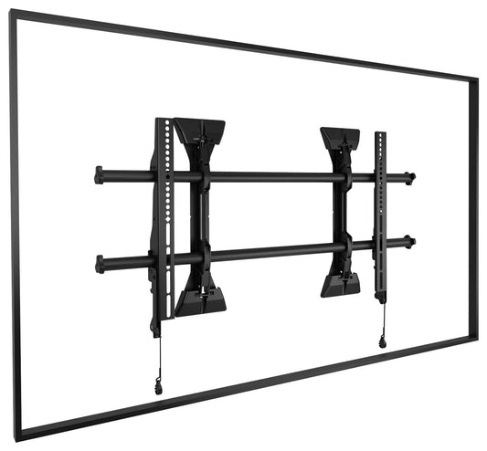 Chief - LARGE FUSION MICRO-ADJUSTABLEFIXED WALL DISPLAY - Black