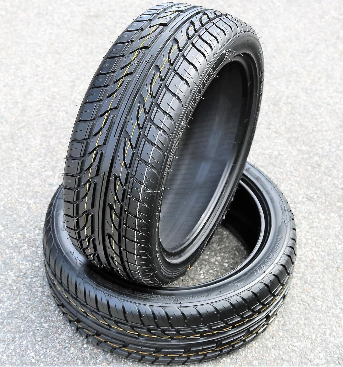 Set of 2 (TWO) Haida Racing HD921 Summer Performance Radial Tires-195/45R15 195/45/15 195/45-15 78V Load Range SL 4-Ply BSW Black Side Wall