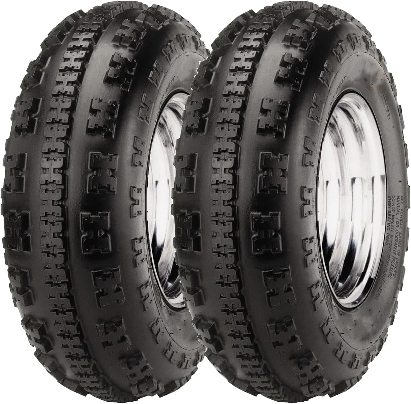 ATV/UTV Tires 21x7-10 21x7x11 6-Ply Light Mud Tires, Set of 2 - QD143