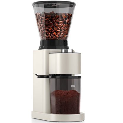 Aeitto Electric Automatic Espresso Grinder, Stainless Steel Conical Burr with 24 Grind Settings and Timer