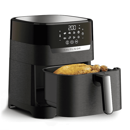 Air Fryer & Grill Combo Digital, 2-in-1, 4.4 Qrt, black