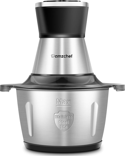 Amzchef food processor，Glass bowl (J20)