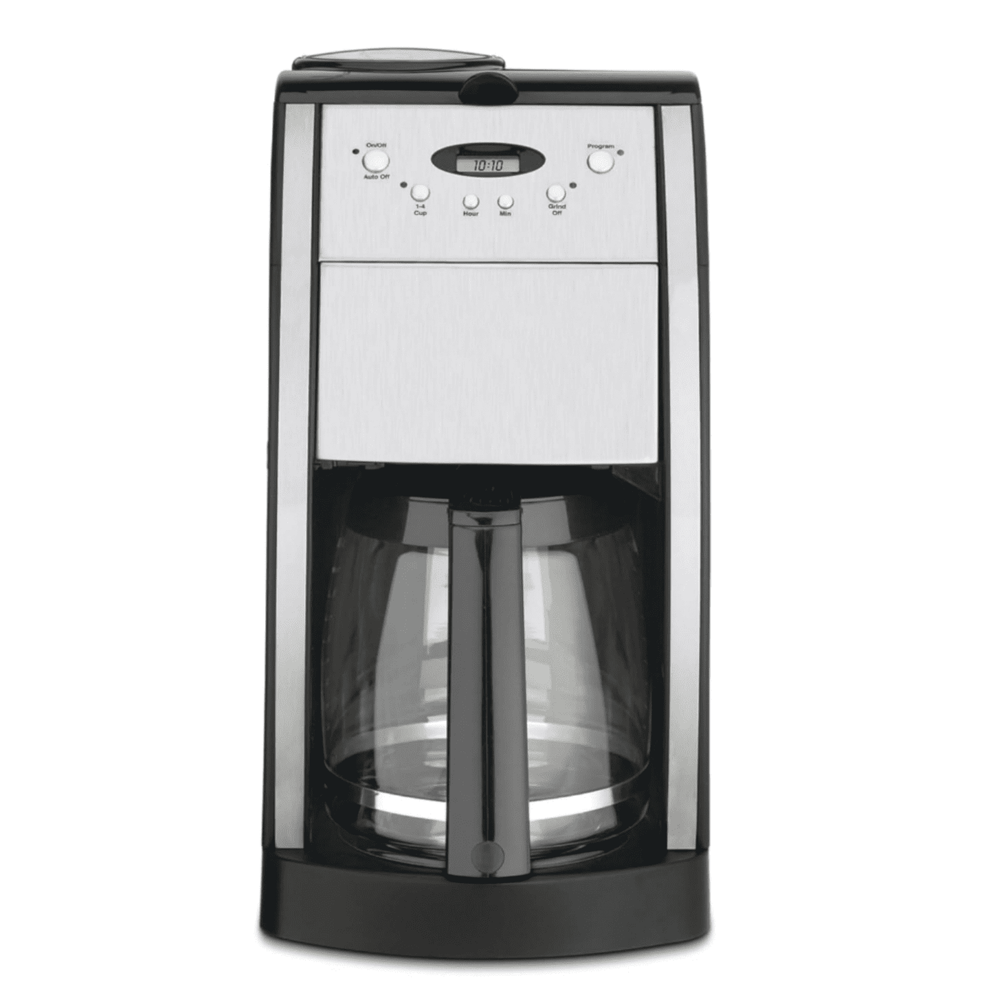 Automatic Coffeemaker Grind & Brew, 12-Cup Glass, Black