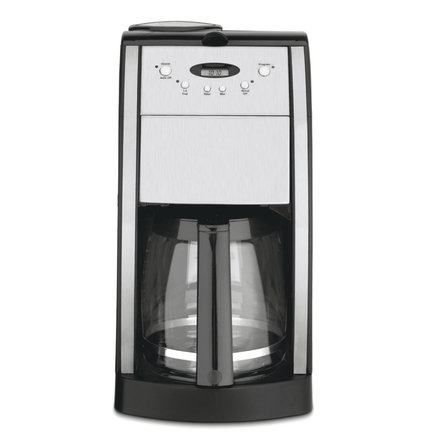 Automatic Coffeemaker Grind & Brew, 12-Cup Glass, Black