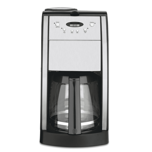 Automatic Coffeemaker Grind & Brew, 12-Cup Glass, Black