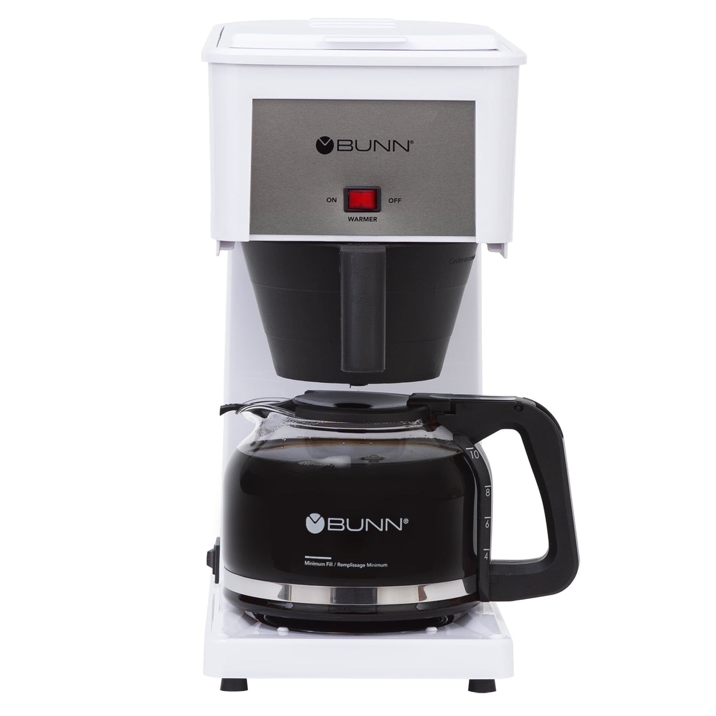 BUNN GRW Speed Brew Classic 10-Cup Coffee Maker, White, 38300.0060