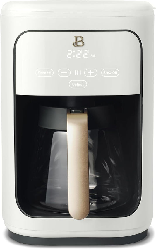 Coffee Maker, 14-Cup, Touch-Activated Display, Programmable, Automatic Shut-Off, 1200W, Keep Warm, 24h Timer