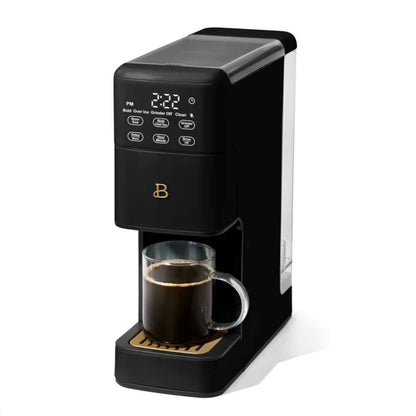 Beautiful Perfect Grind™ Programmable Single Serve Coffee Maker, White Icing by Drew Barrymore