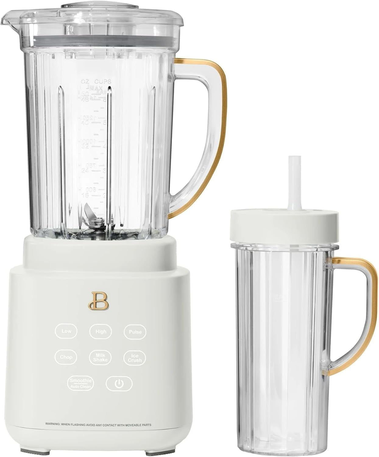 PowerExact Blender System with 700W Motor, 50oz Tritan Jar, 20oz Single-Serve Cup, No Drippy Sippy™ Lid, 3 Speeds & 4 Pre-sets