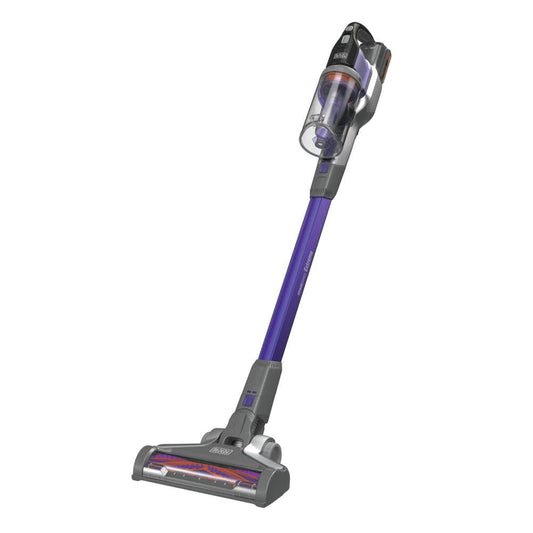 BLACK+DECKER POWERSERIES Extreme 20V Max Cordless Pet Stick Vacuum, for Carpet and Hard Floors, with Anti-Tangle Brush and LED Lights, 55 Minute Run-Time, BSV2020P