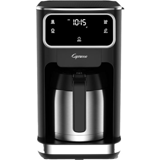 Capresso 49605 10-Cup Touchscreen Coffee Maker with Thermal Carafe - Black