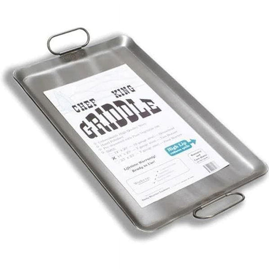 Chef King 7 Gauge Steel Griddle, 14 Inch x 23 Inch