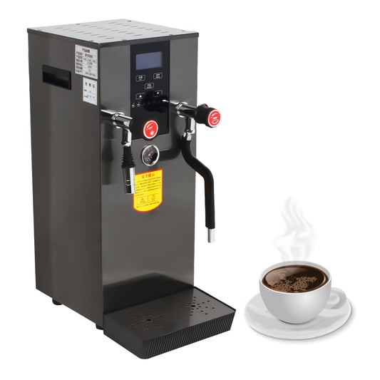 ChicHomey Stainless Commercial Steam Water Boiling Machine Espresso Coffee Maker Cafe 12L
