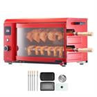 Choco Moon Stainless Steel Shawarma Grill, Electric Gyro Rotisserie Machine for Authentic Flavor, Red