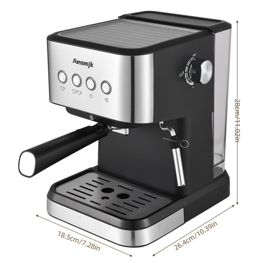 Coffee Maker,Wand / 1.5l 1050w All-in-one Coffee Wand / 15 Bar Espresso Water /coffee Spoon 1.5l Water /coffee Bar Espresso 1050w / 1.5l Water Coffee With Siuke With Fr