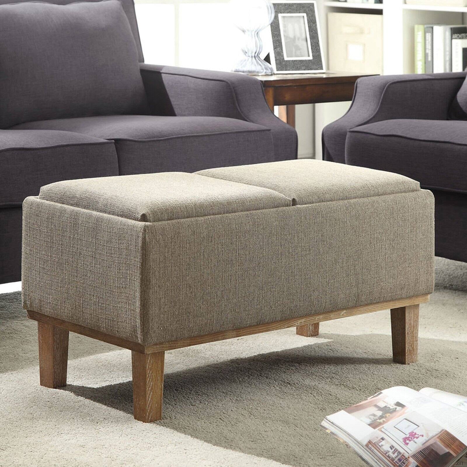 Convenience Concepts Brentwood Storage Ottoman