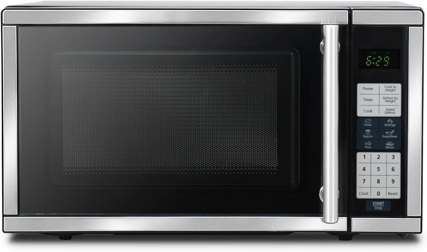 Countertop Microwave Ovens 700 Watts, 0.7 Cu. Ft. Microwave Oven With LED Lighting,Turntable and Child Lock,Compact Microwave Perfect for Apartments and Dorms,Easy Clean Interior