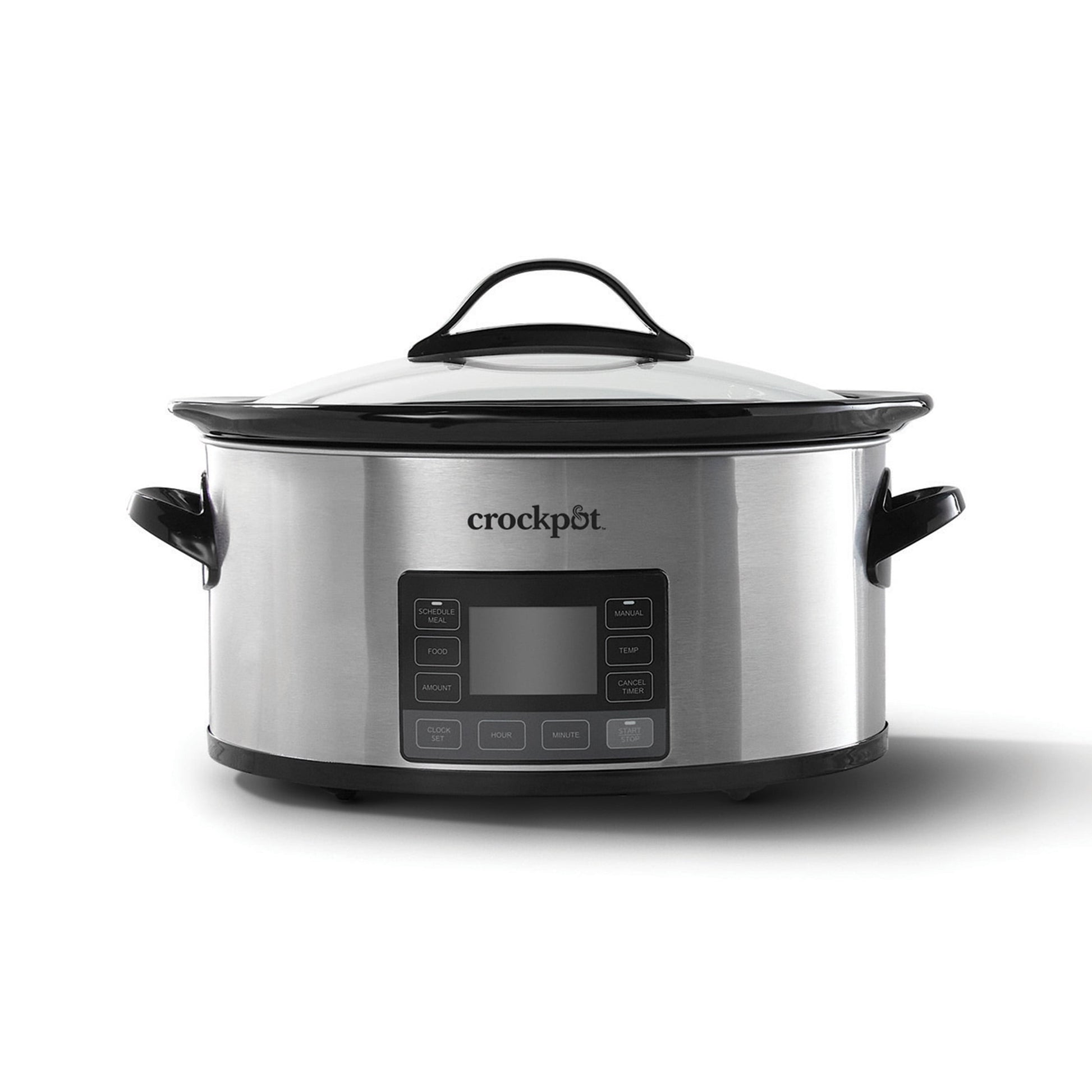Crockpot™ 6-Quart Slow Cooker with MyTime™ Technology, Programmable Slow Cooker, Stainless Steel