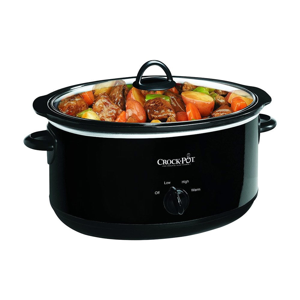 Crockpot Manual 8-Quart Slow Cooker Black C101