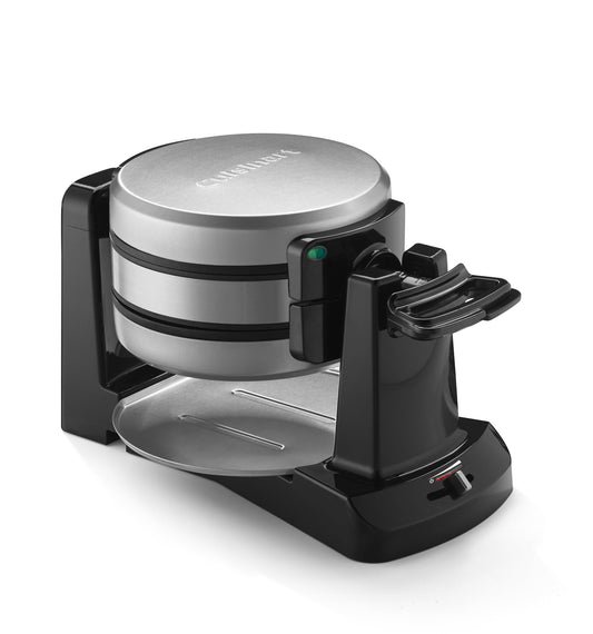 Cuisinart Double Flip Electric Belgian Waffle Maker, Stainless Steel
