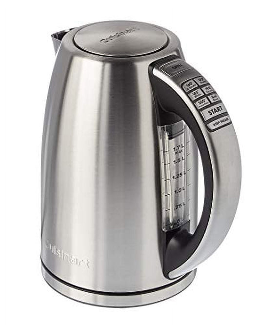 Cuisinart CPK-17 PerfecTemp 1.7-Liter Stainless Steel Cordless Electric kettle, Graphite