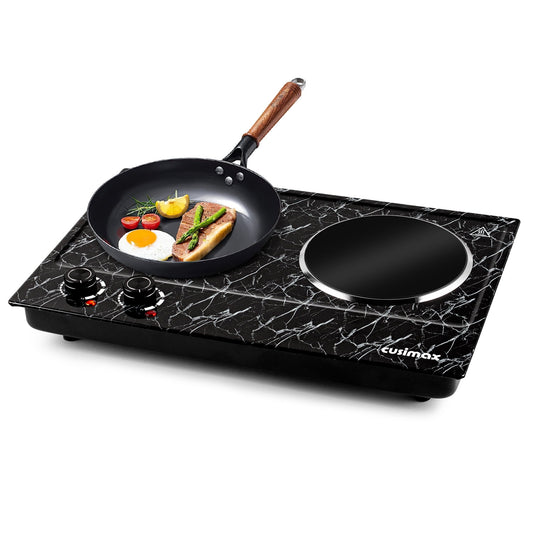 Cusimax 1800W Infrared Ceramic Electric Hot Plate for Cooking, Portable Countertop Burner