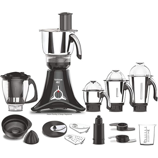 All Day Companion Mixer Grinder and Food Processor, slicing, grating, citrus juicing, chopping & kneading 750W 5 Jars Free Service Kit included with UL certified motor110 Volts
