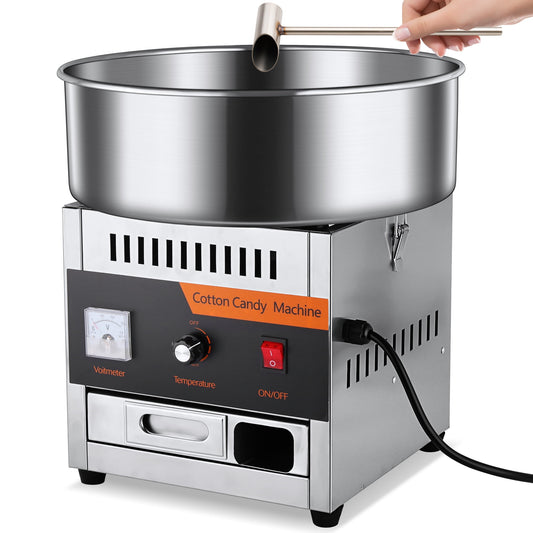 Electric Commercial Cotton Candy Machine / Floss Maker Stainless Steels