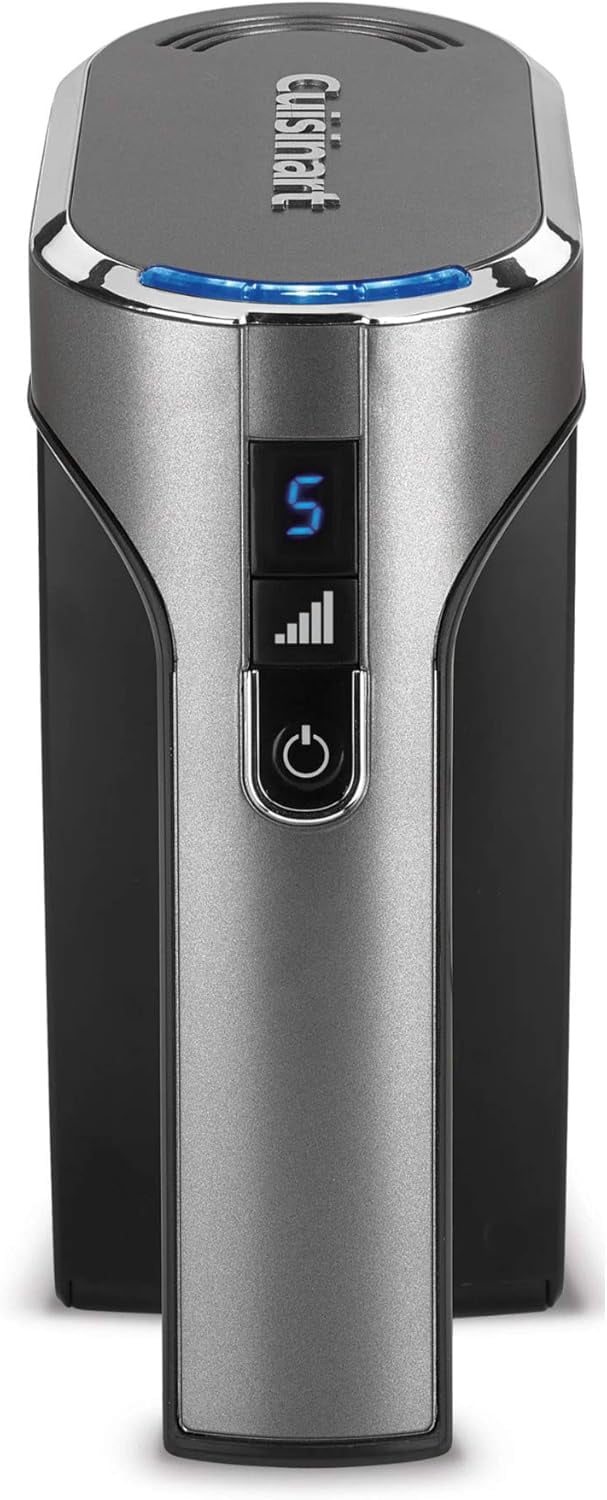 Electric Hand Blender & Mixer, EvolutionX Cordless Hand Mixer, 5 Speeds, Gray/Black, RHM-100