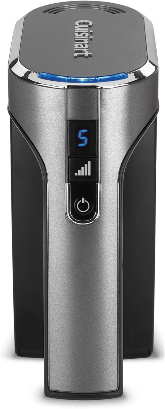 Electric Hand Blender & Mixer, EvolutionX Cordless Hand Mixer, 5 Speeds, Gray/Black, RHM-100