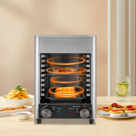 Electric Steak Grill 10-Tier Steak Grill Oven Commercial Steak Stove with Timer