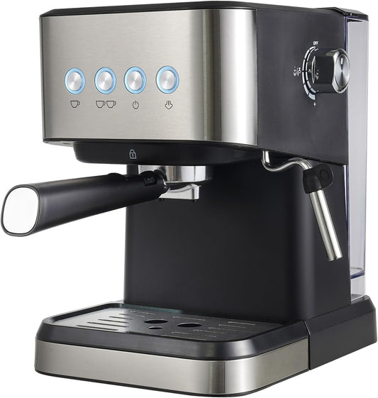 Espresso Machines, 20 Bar Professional Espresso Maker with Foaming Steam Wand, Semi-Automatic Espresso Coffee Maker for Home, Office, 50oz Removable Water Tank