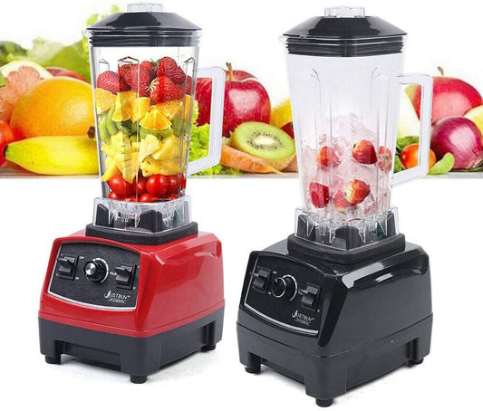 FETCOI 3HP 2L Professional Power Blender Heavy Duty Commercial Blender Mixer Juicer (Red)