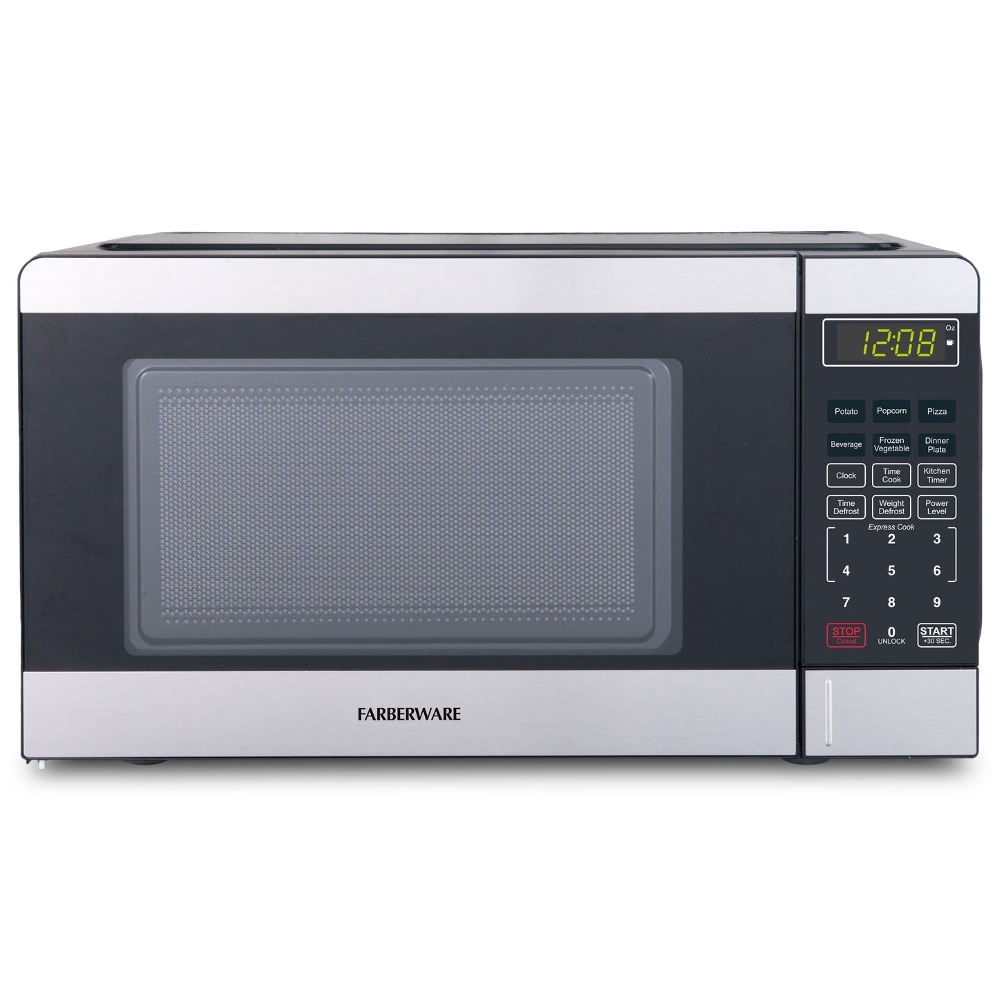 Farberware FMG13SS 1.3 Microwave Oven w LED Light/SENSOR 1100 Watts Stainless
