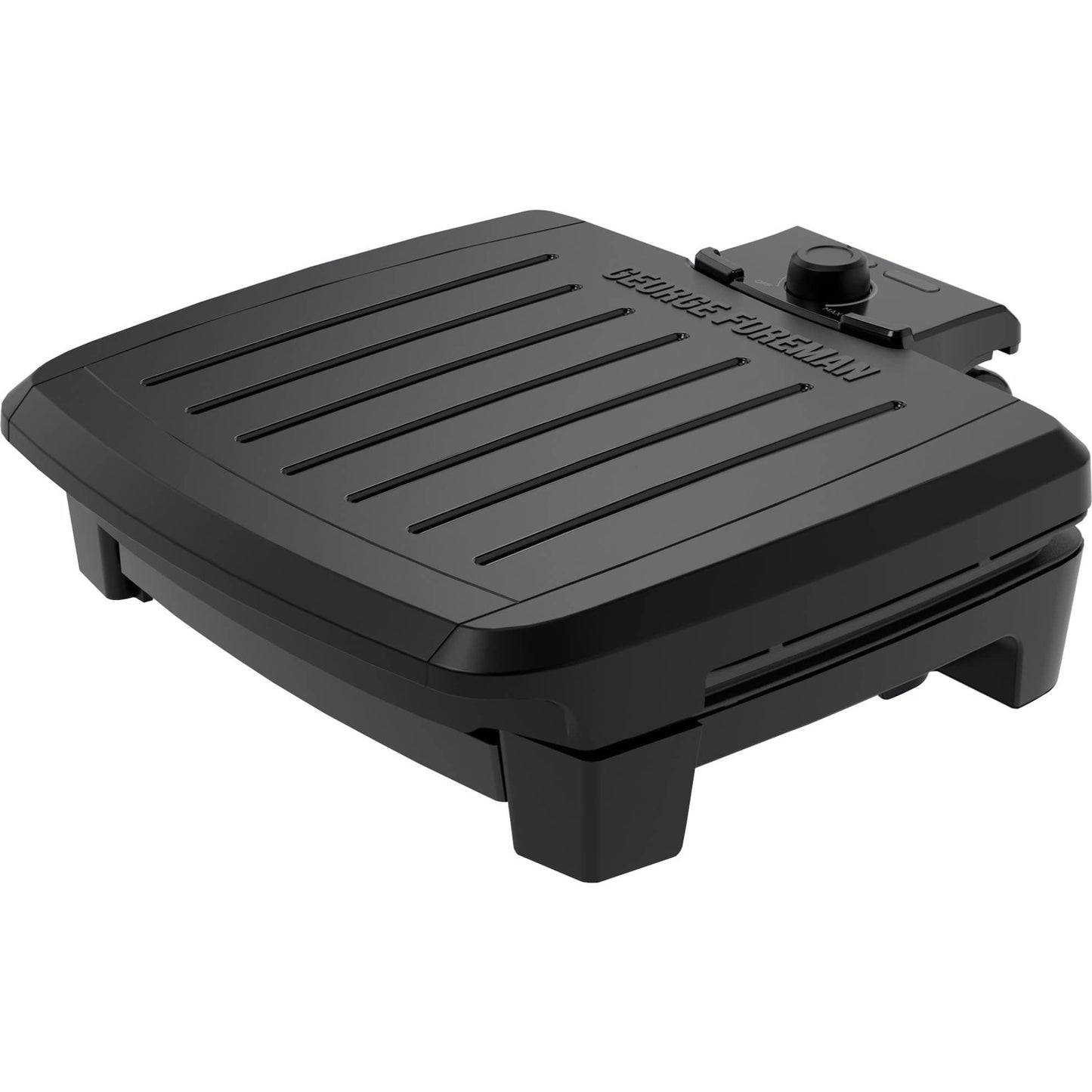 GEORGE FOREMAN® Contact Submersible™ Grill, 5-Serving Grill - Adjustable Temperature Control, Black Plates, Wash the entire grill C101