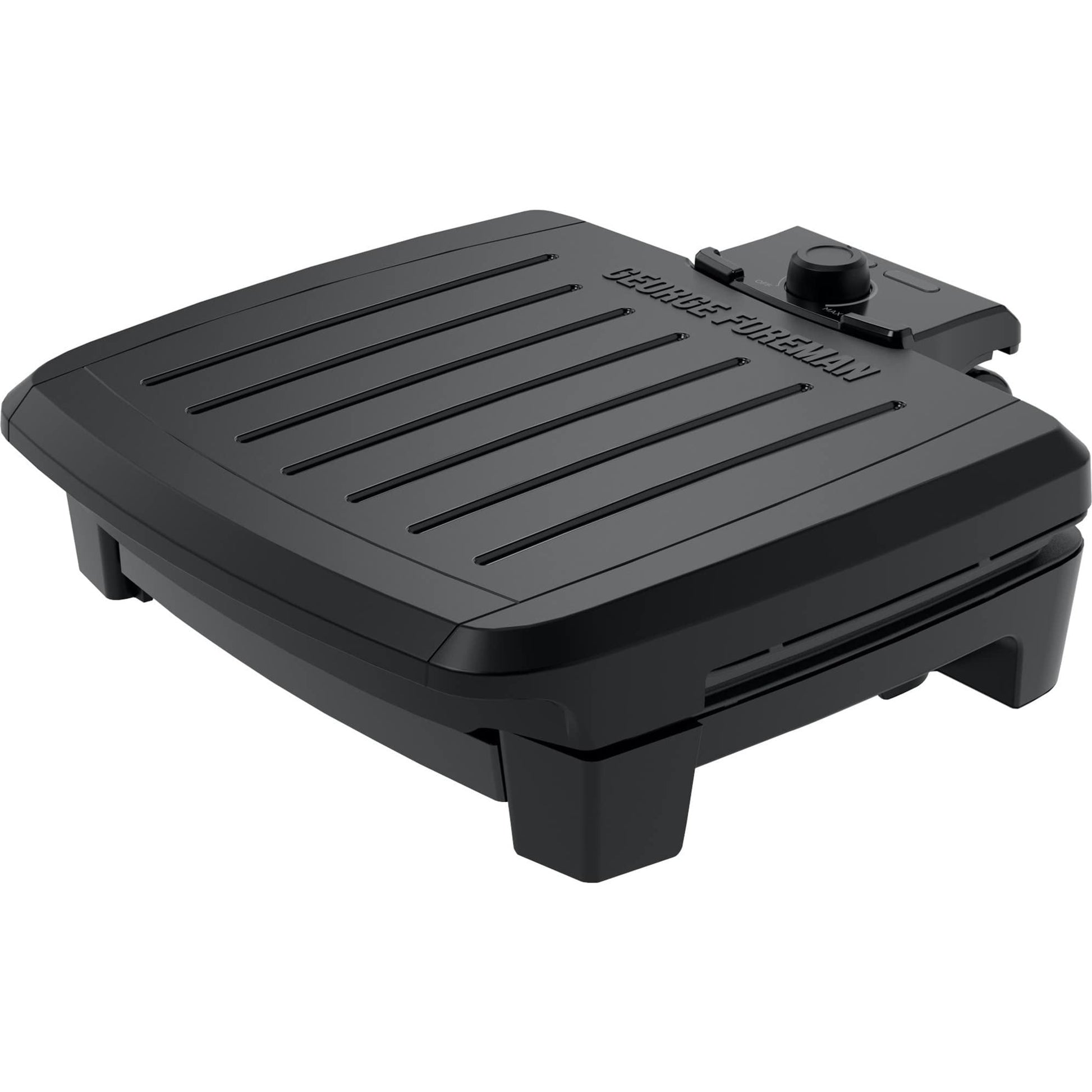 GEORGE FOREMAN® Contact Submersible™ Grill, 5-Serving Grill - Adjustable Temperature Control, Black Plates, Wash the entire grill C101