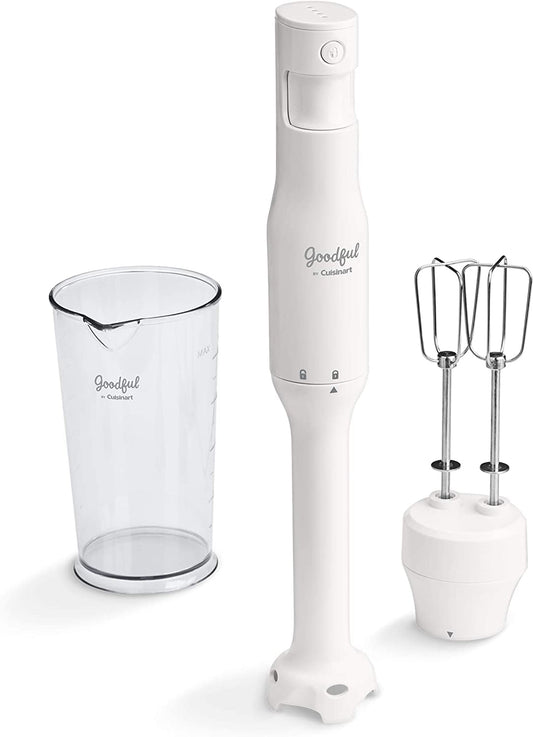 Goodful by Elec ric Hand Blender & Mixer, Goodful Collec ion, 400 Wa s of Power, HB400GF