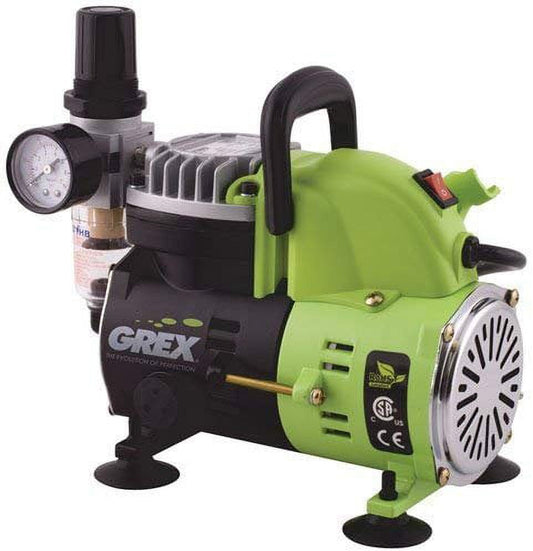 Grex Power Tools 1/8 Hp Portable Piston Air Compressor 115V