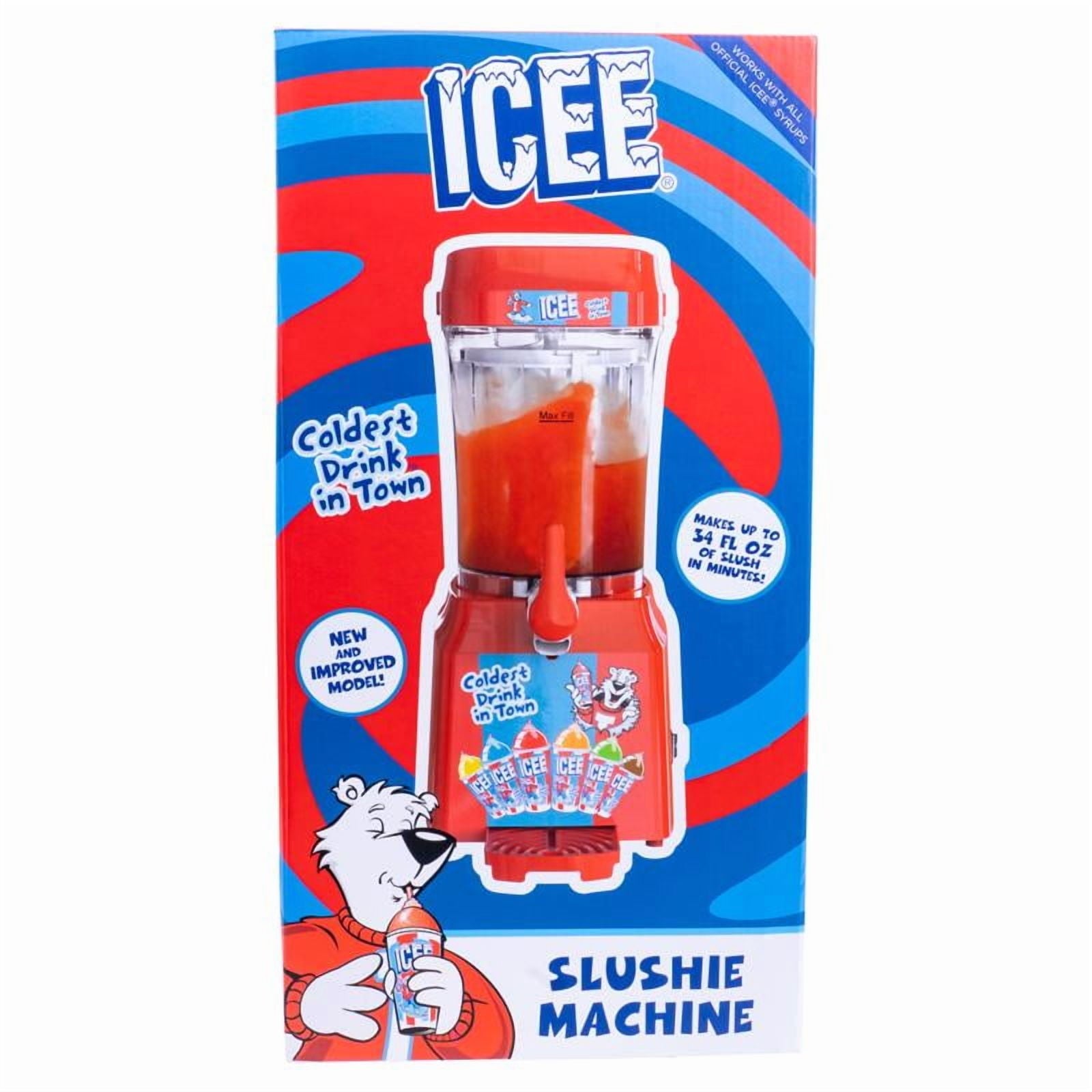 ICEE Home 34 fl oz Capacity Countertop Ice Cold Slushy Machine