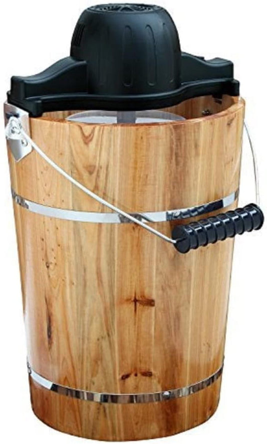 ICM6C 6-Quart Old Fashion Ice Cream Maker,Brown