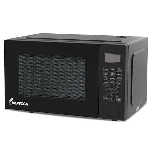 Impecca 0.9 cu ft Countertop Microwave Oven in Classic Black