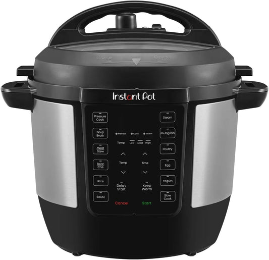 Instant-Pot RIO 6 Quart Multi-Cooker with Pressure Cooking, Slow Cooking, Sautéing, Yogurt Making & Keep Warm Features, 1000W, Stainless Steel Inner Pot, Non-Toxic, Easy to Use for Healthy Meals