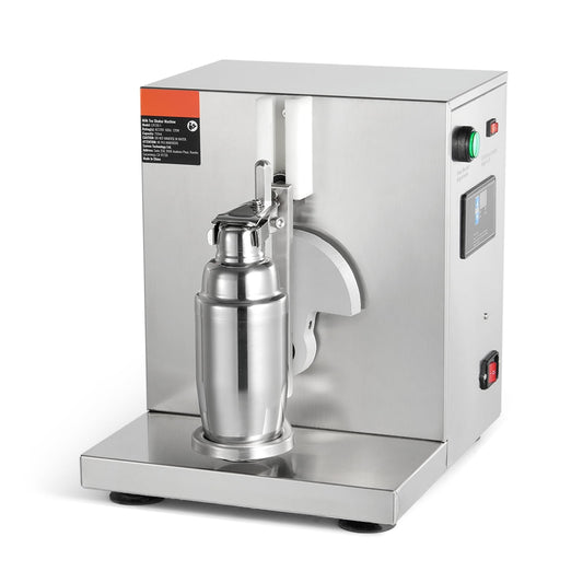 KFFKFF 120W Electric Commercial Milkshake Maker Machine Milk Tea Shaker Stainless Steel