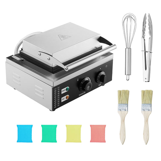 KFFKFF Doughnut Creator, 1550W Industrial Grade Donut Device with Anti-adhesive Coating, 12 Slot Dual-Heat Waffle Equipment Produces 12 Donuts, Heat Range 122-572?, Suitable for Eatery & Domestic Use